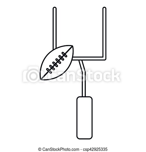 Detail Football Goal Post Clipart Nomer 26