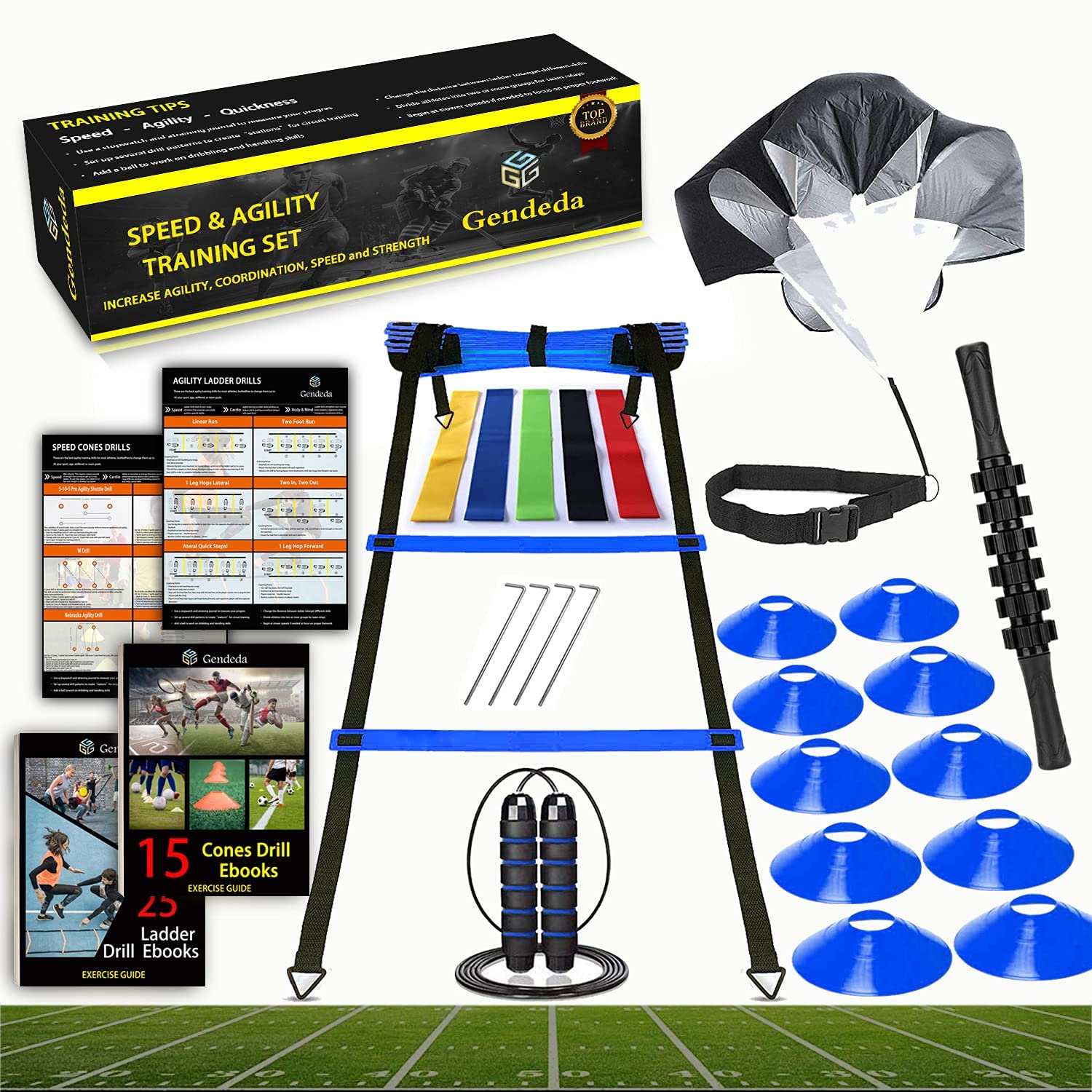Detail Football Ladder And Cones Nomer 21