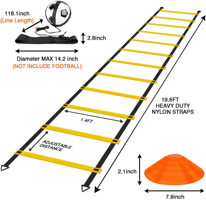 Detail Football Ladder And Cones Nomer 45