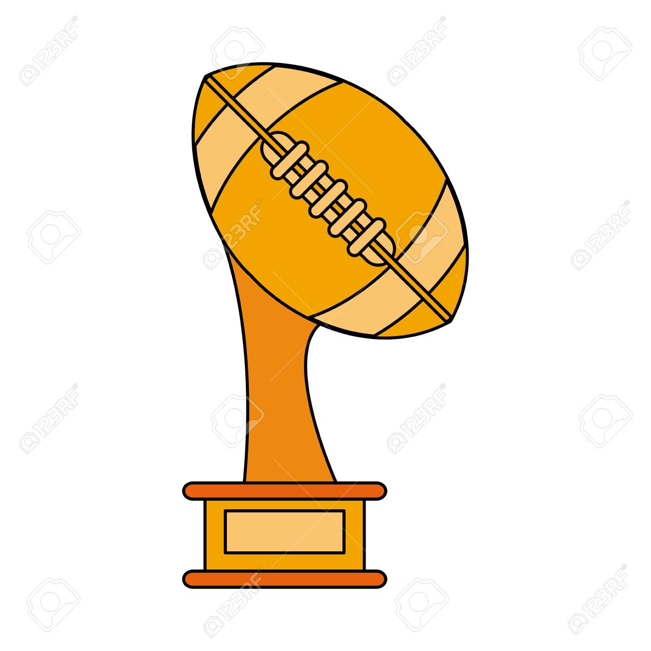 Detail Football Trophy Clipart Nomer 27