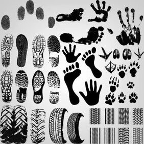 Detail Footprints Free Clipart Nomer 30