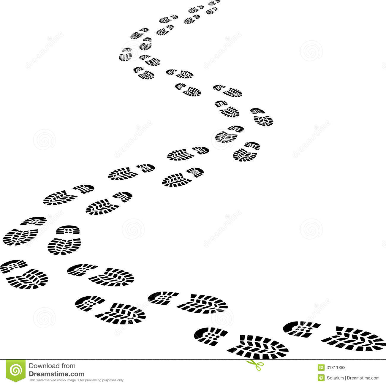 Detail Footprints Images Clip Art Nomer 21