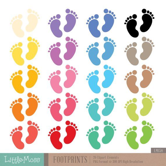 Detail Footprints Images Clip Art Nomer 27