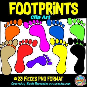 Detail Footprints Images Clip Art Nomer 39