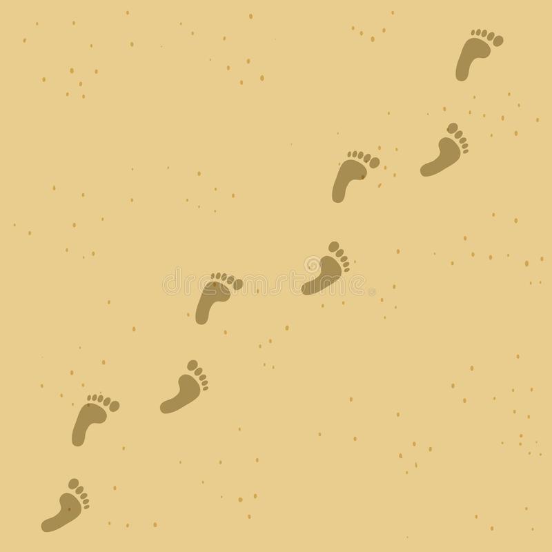 Detail Footprints In Sand Clipart Nomer 2