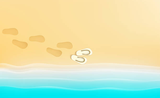 Detail Footprints In Sand Clipart Nomer 33