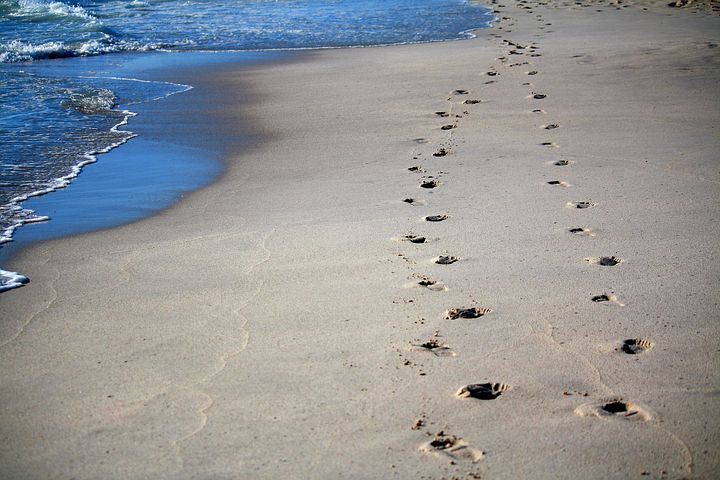 Detail Footprints In The Sand Images Free Nomer 2