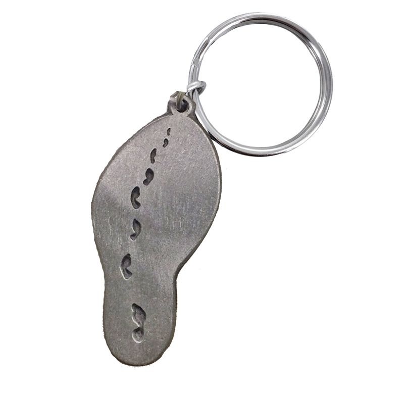 Detail Footprints In The Sand Keychain Nomer 13