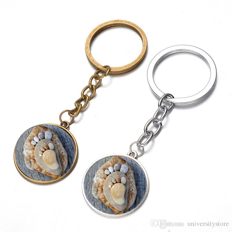 Detail Footprints In The Sand Keychain Nomer 51