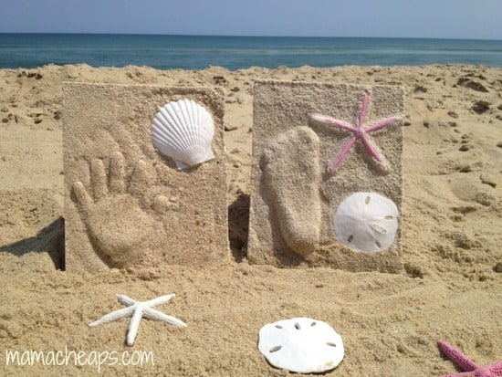 Detail Footprints In The Sand Photo Frame Nomer 33