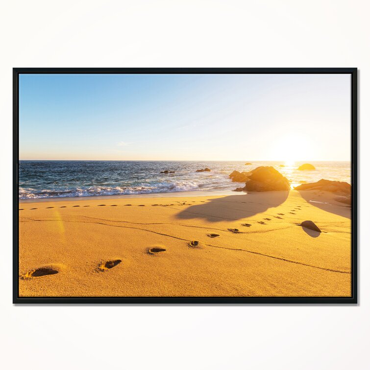 Detail Footprints In The Sand Photo Frame Nomer 39