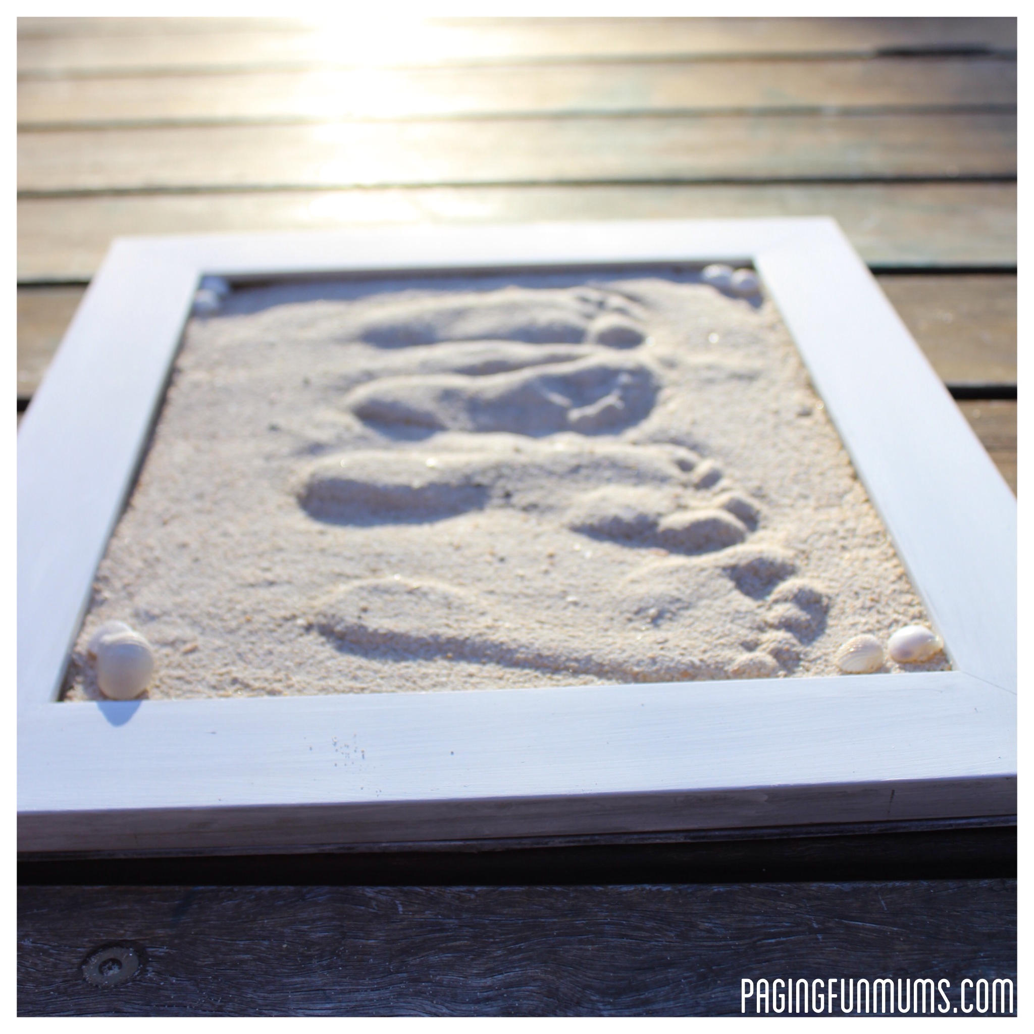 Detail Footprints In The Sand Photo Frame Nomer 44