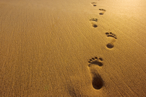 Footprints In The Sand Pics - KibrisPDR