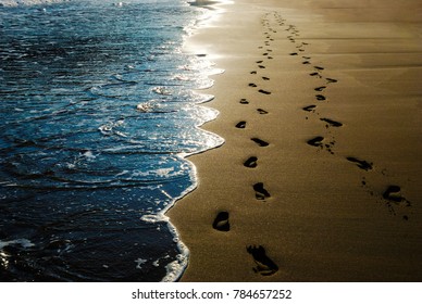 Detail Footprints In The Sand Pics Nomer 15