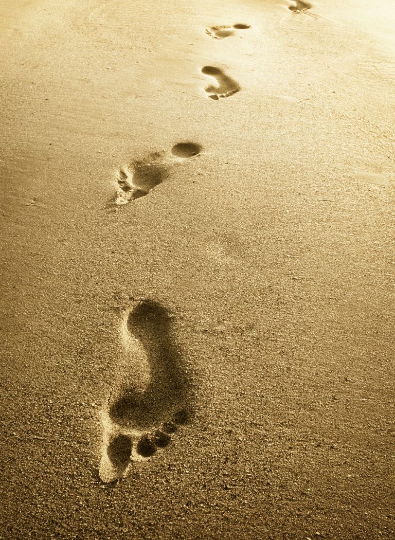 Detail Footprints In The Sand Pics Nomer 20