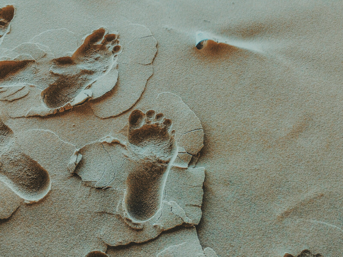 Detail Footprints In The Sand Pics Nomer 31