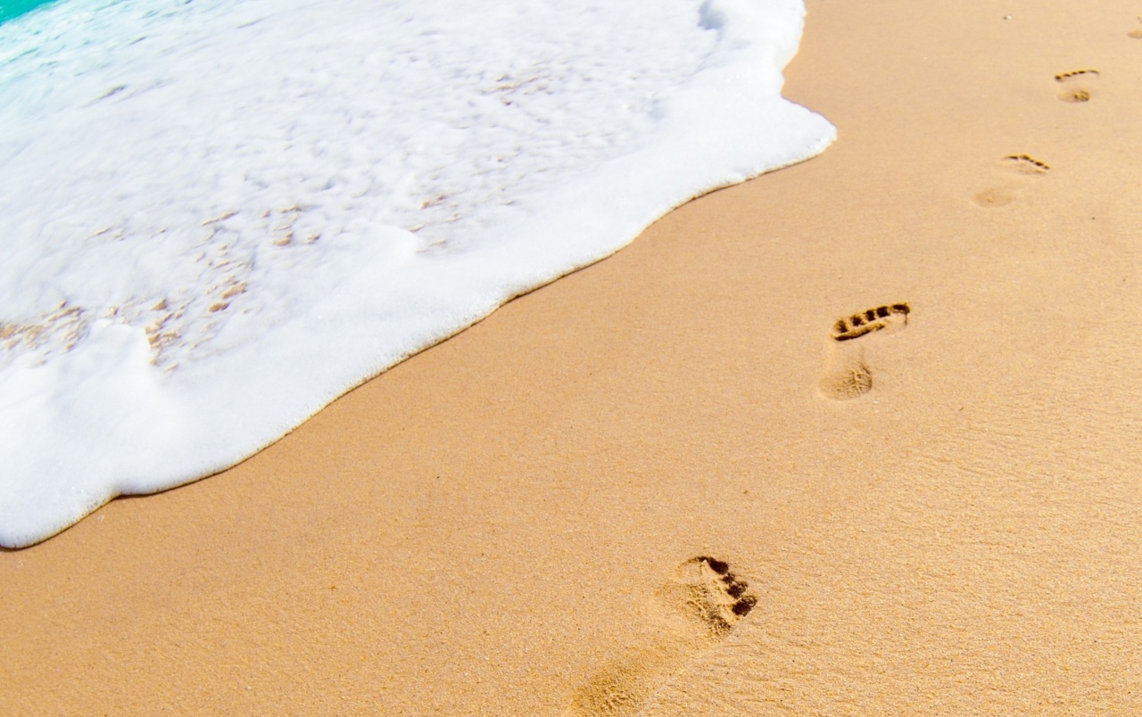 Detail Footprints In The Sand Wallpaper Nomer 14