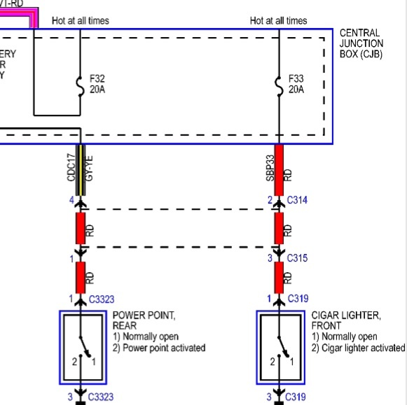 Detail Ford Escape Cigarette Lighter Socket Nomer 36