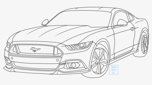 Detail Ford Mustang Clipart Black And White Nomer 23