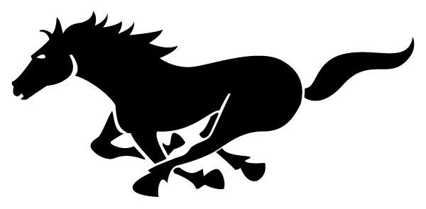 Detail Ford Mustang Clipart Black And White Nomer 38