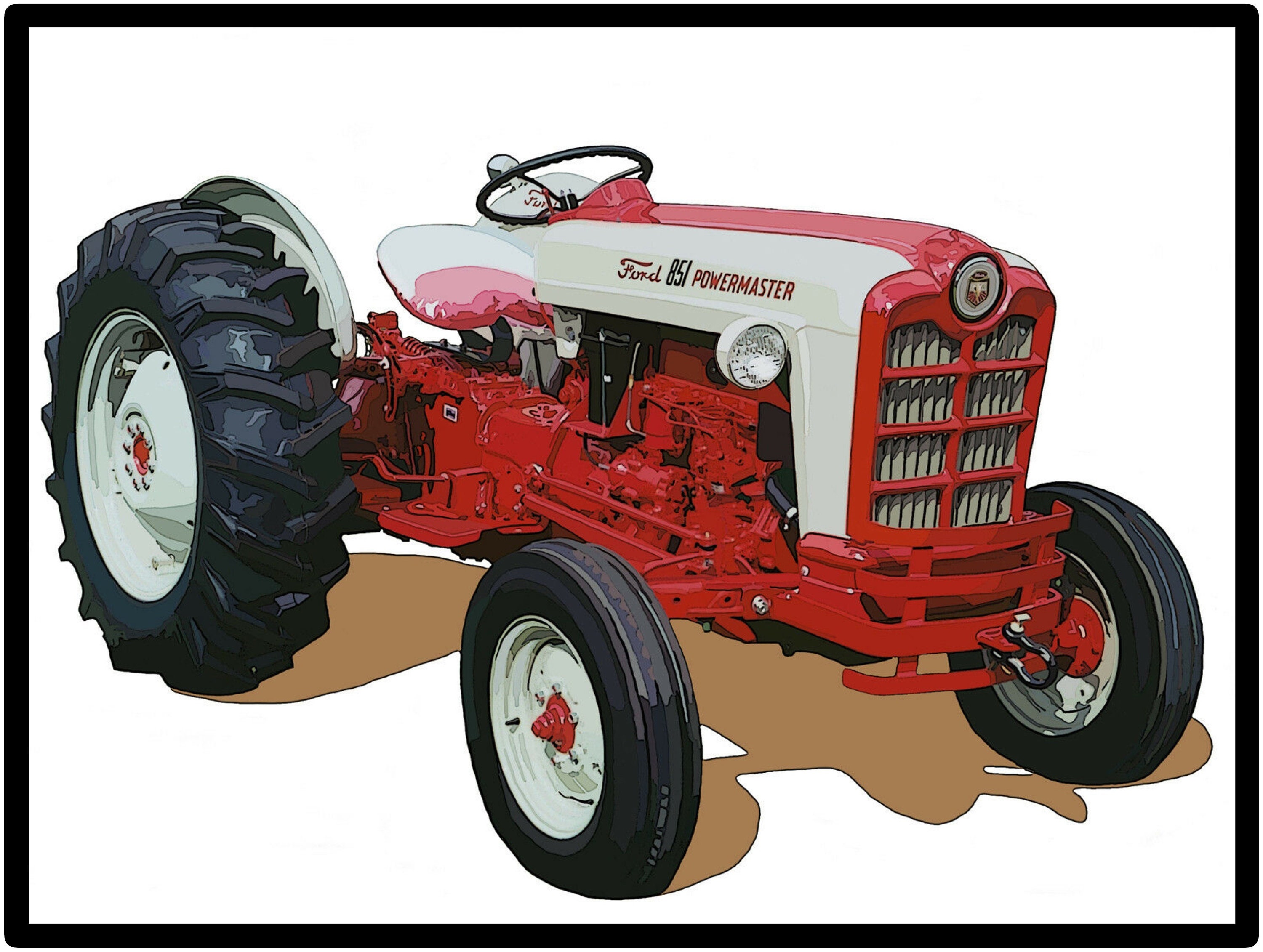 Detail Ford Tractor Clipart Nomer 19