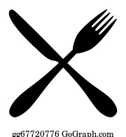 Detail Fork And Knife Clipart Nomer 14