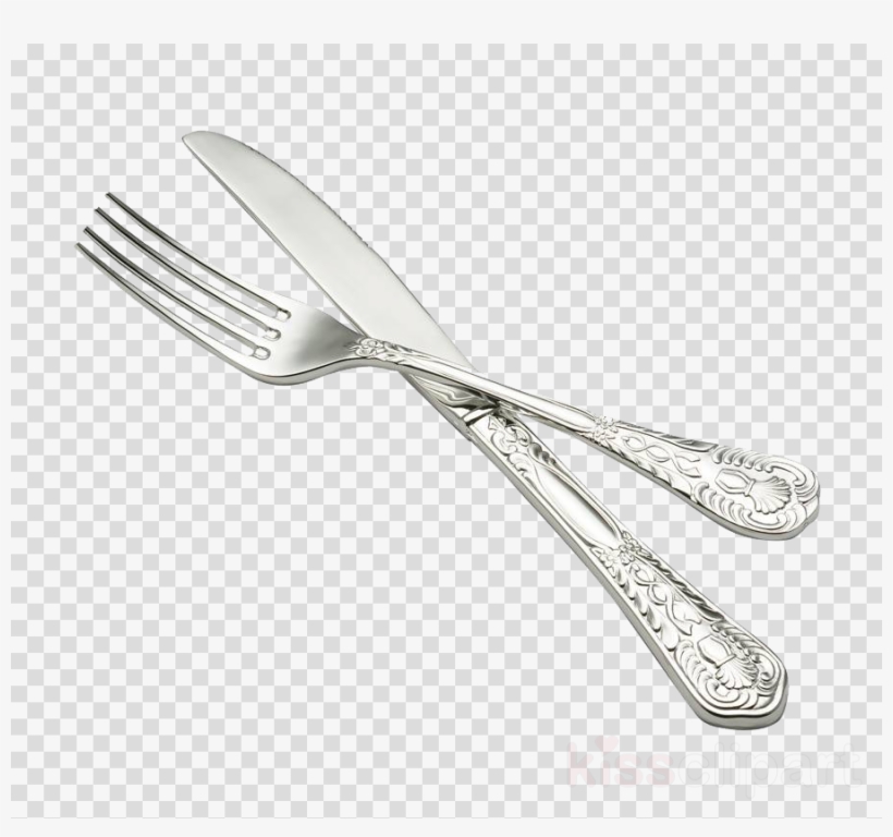 Detail Fork And Knife Clipart Nomer 42