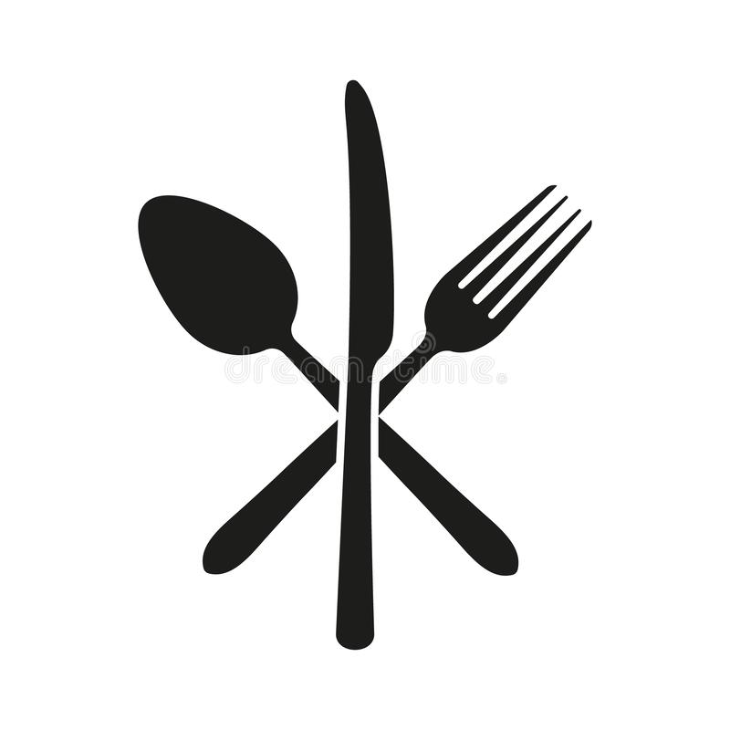 Detail Fork And Knife Clipart Black And White Nomer 9