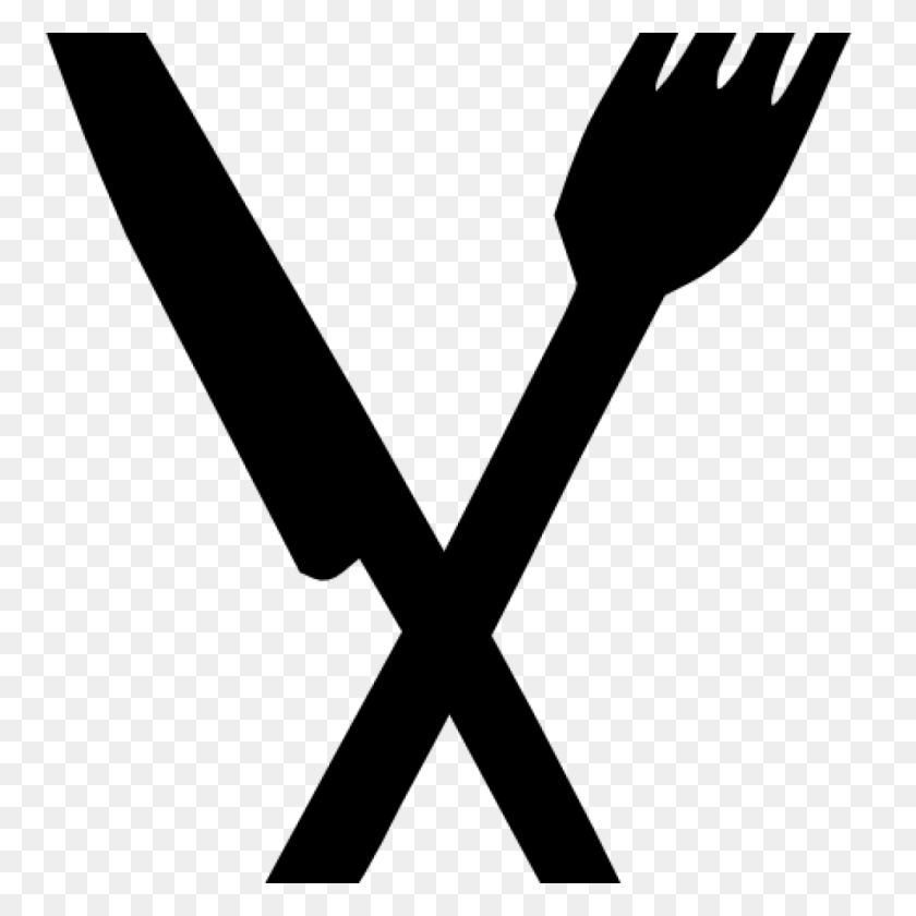 Detail Fork And Knife Clipart Black And White Nomer 16