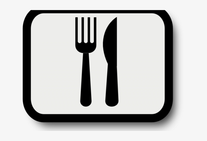 Detail Fork And Knife Clipart Black And White Nomer 30