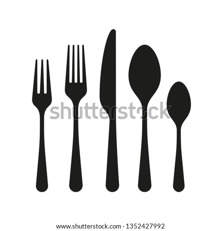 Detail Fork And Knife Clipart Black And White Nomer 40