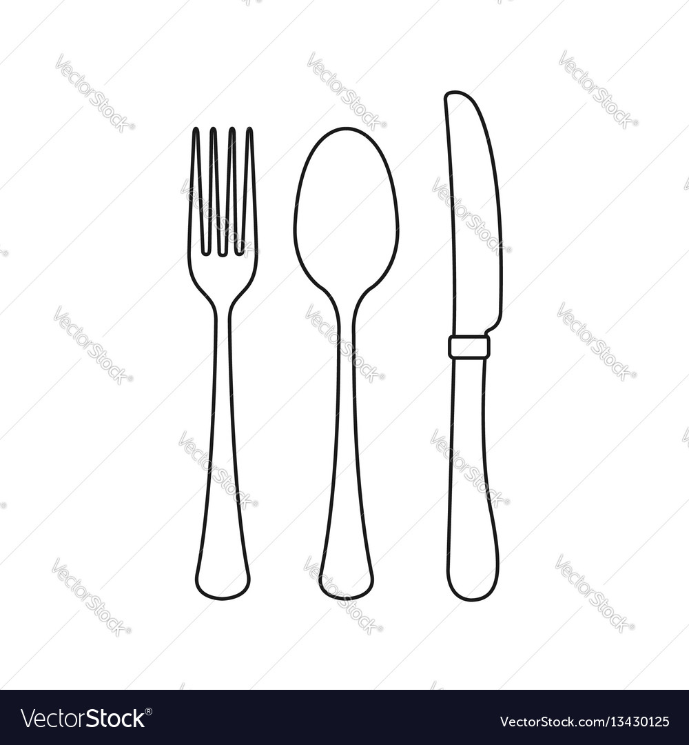 Detail Fork And Knife Transparent Background Nomer 10