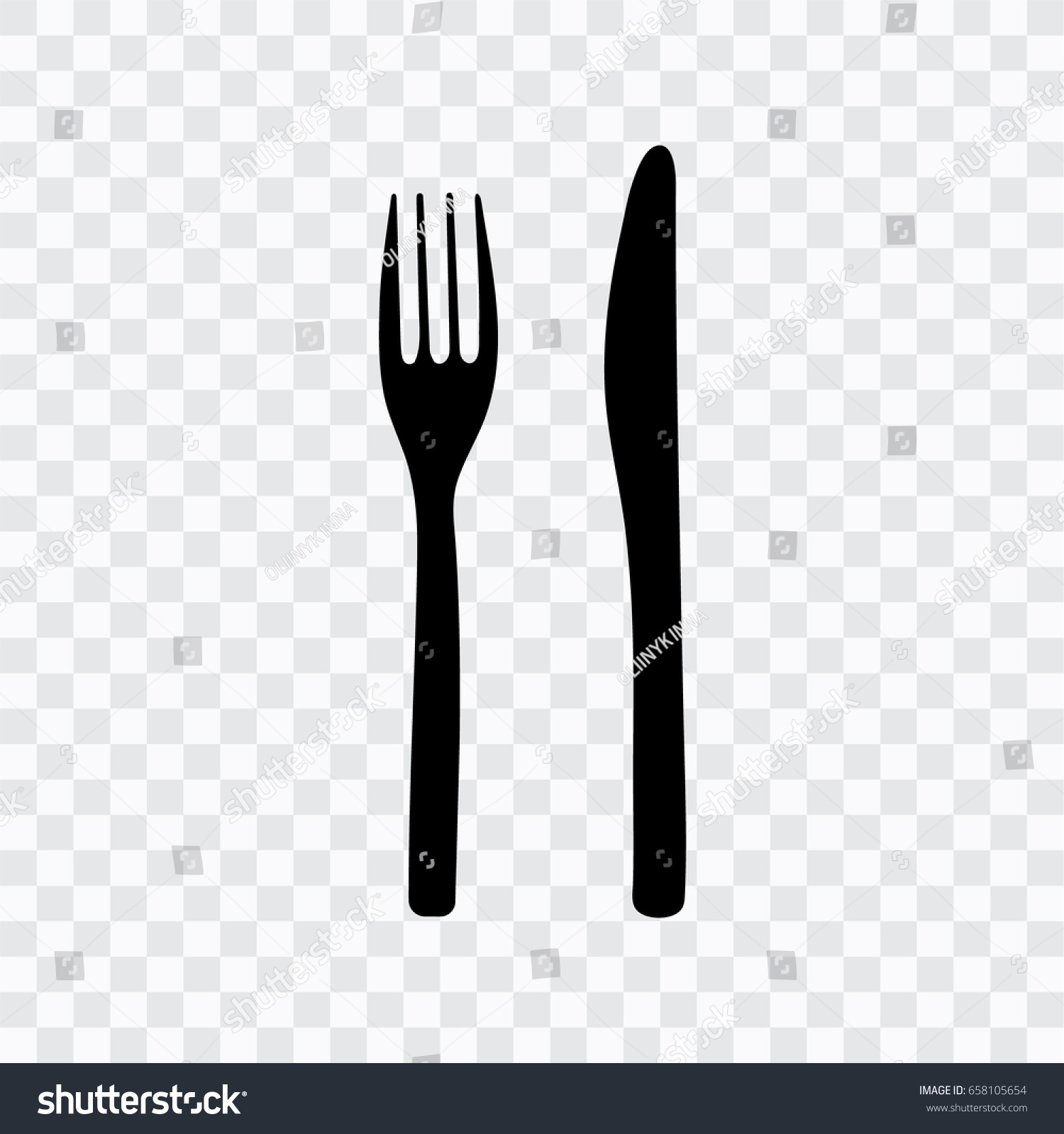 Detail Fork And Knife Transparent Background Nomer 22