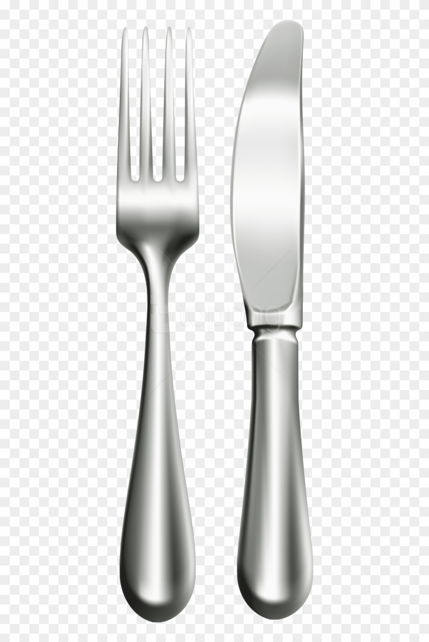 Detail Fork And Knife Transparent Background Nomer 3