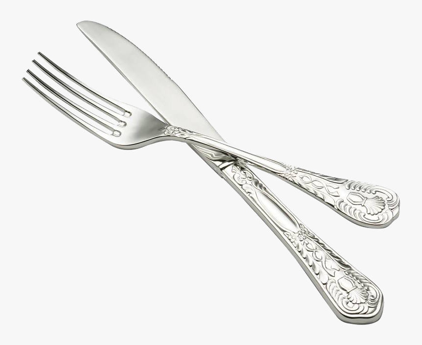 Detail Fork And Knife Transparent Background Nomer 48