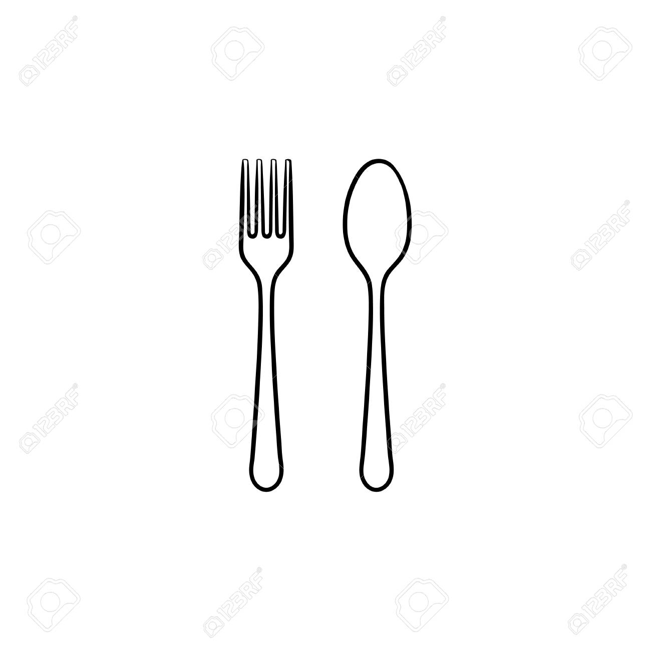 Detail Fork And Spoon Image Nomer 48