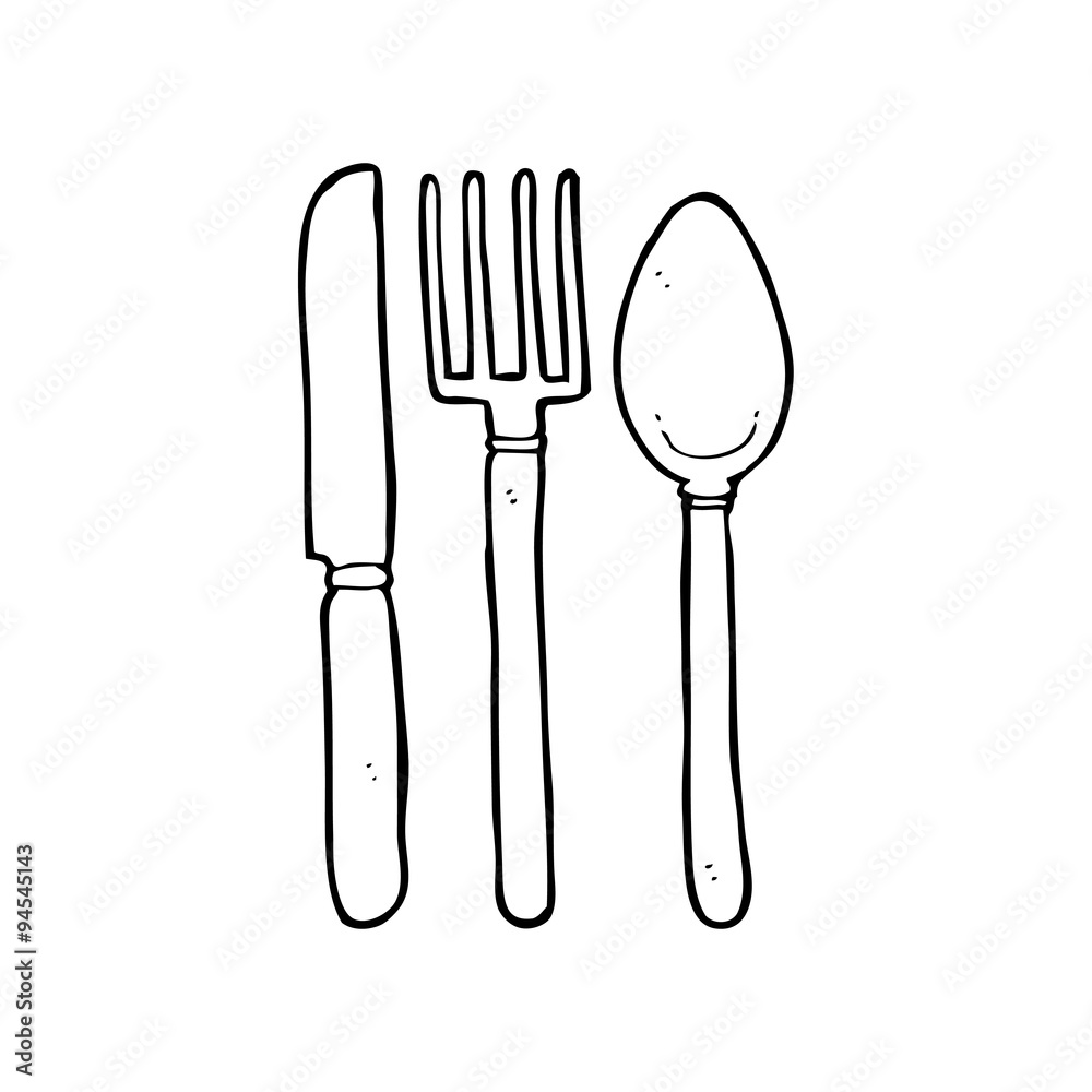 Detail Fork And Spoon Image Nomer 54