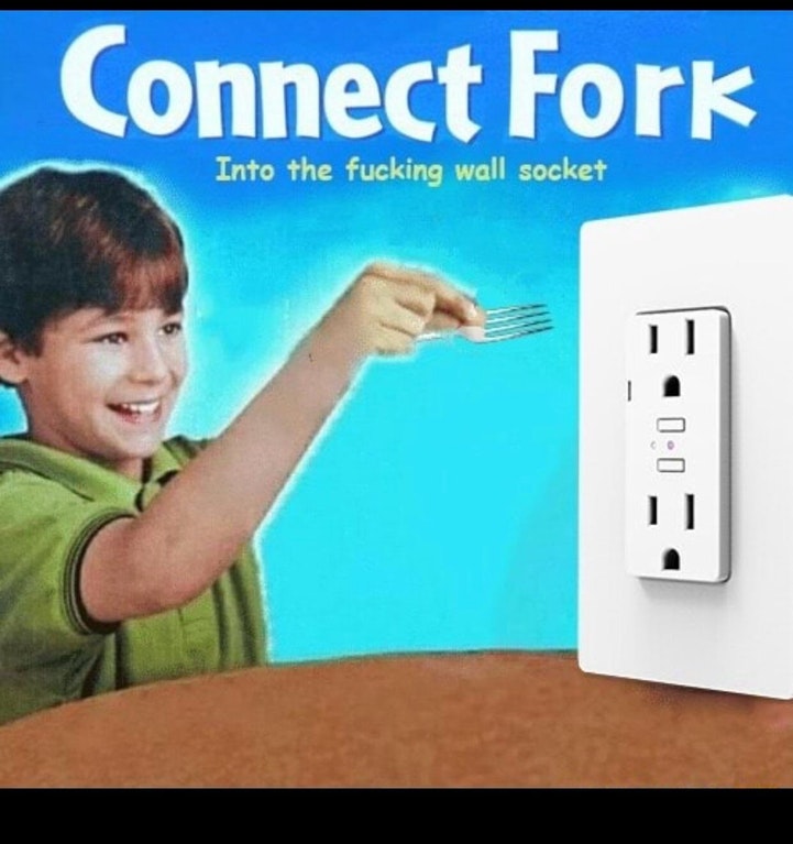 Detail Fork In Socket Meme Nomer 3