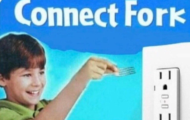 Download Fork In Socket Meme Nomer 41