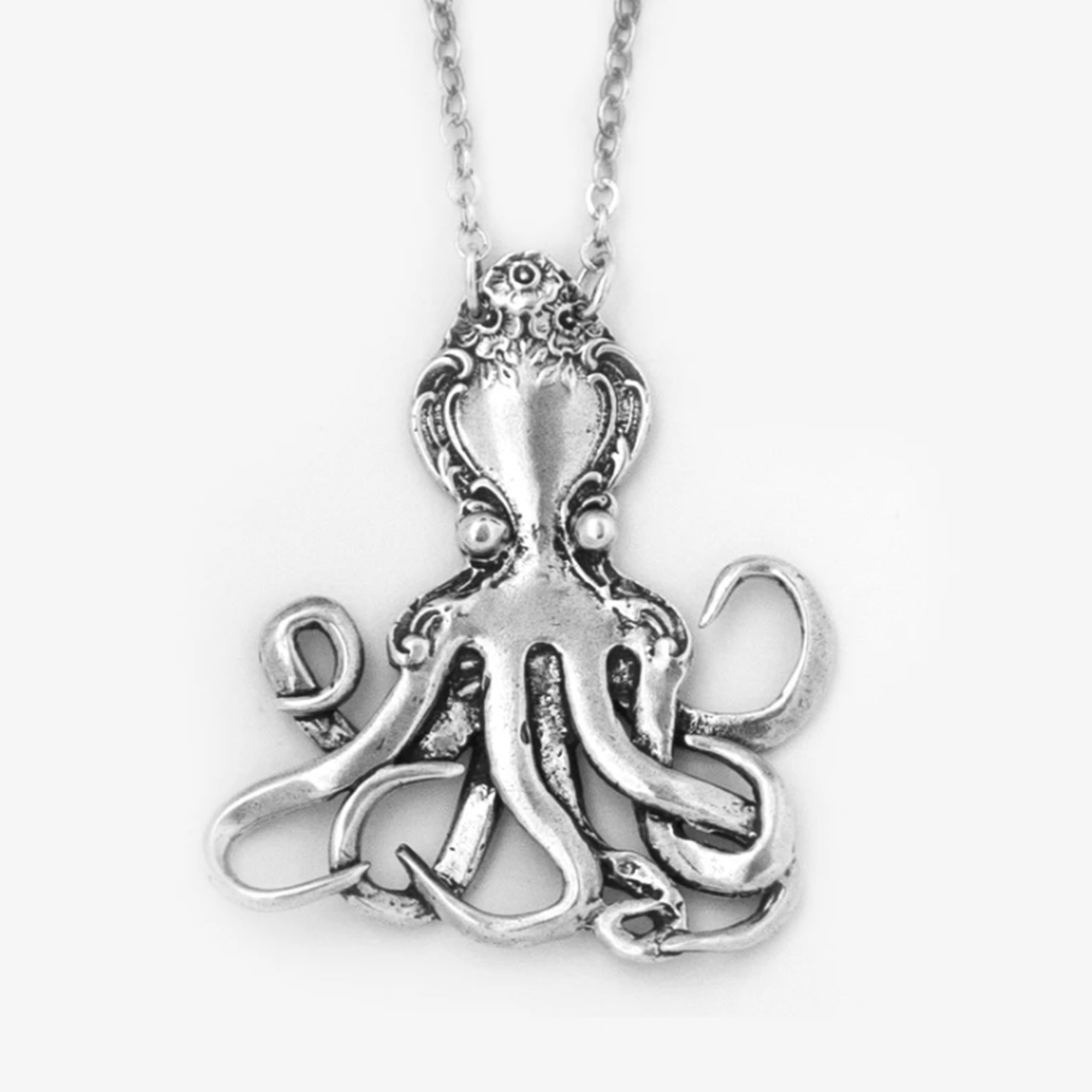 Detail Fork Octopus Necklace Nomer 12