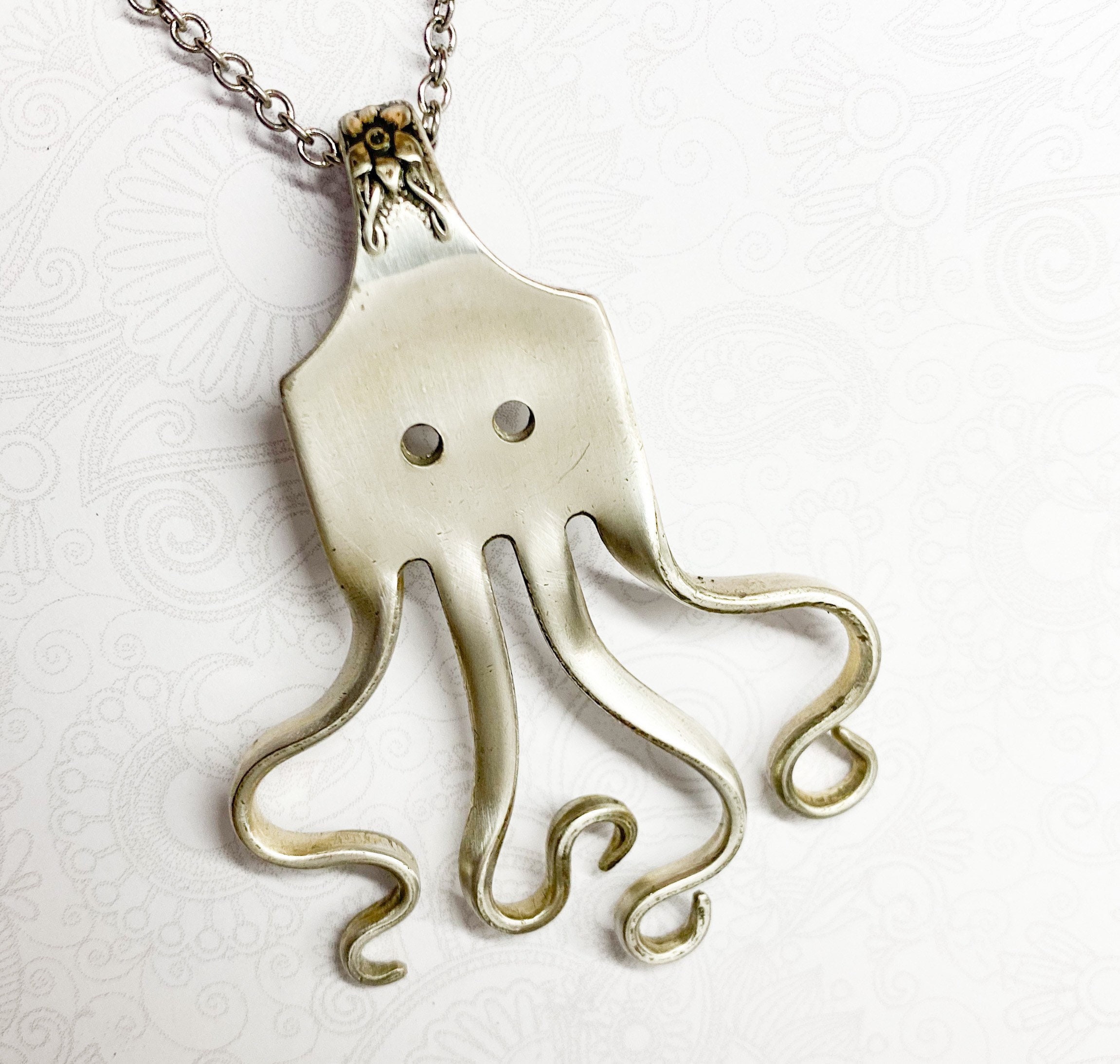 Detail Fork Octopus Necklace Nomer 15