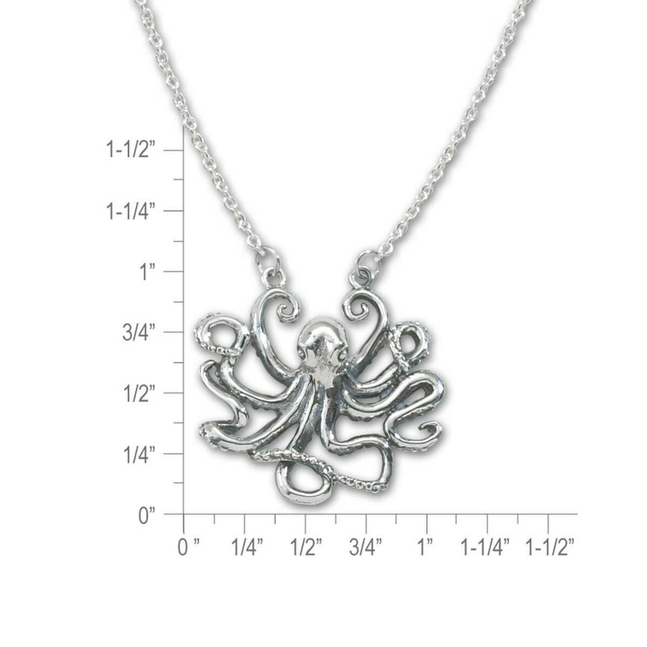 Detail Fork Octopus Necklace Nomer 39