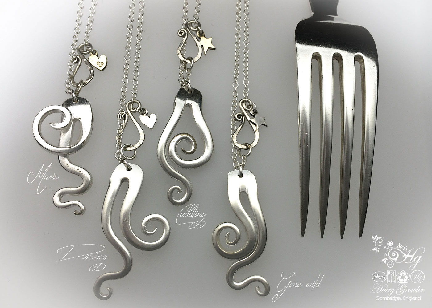 Detail Fork Octopus Necklace Nomer 53