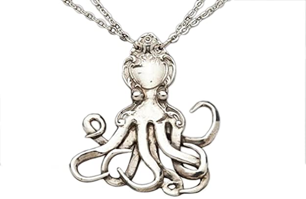 Detail Fork Octopus Necklace Nomer 9