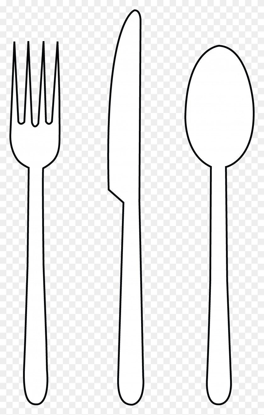 Detail Fork Spoon Knife Clipart Nomer 11