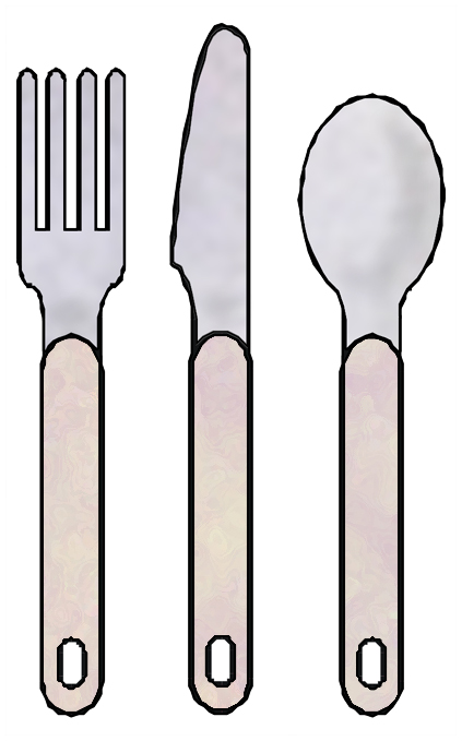 Detail Fork Spoon Knife Clipart Nomer 20