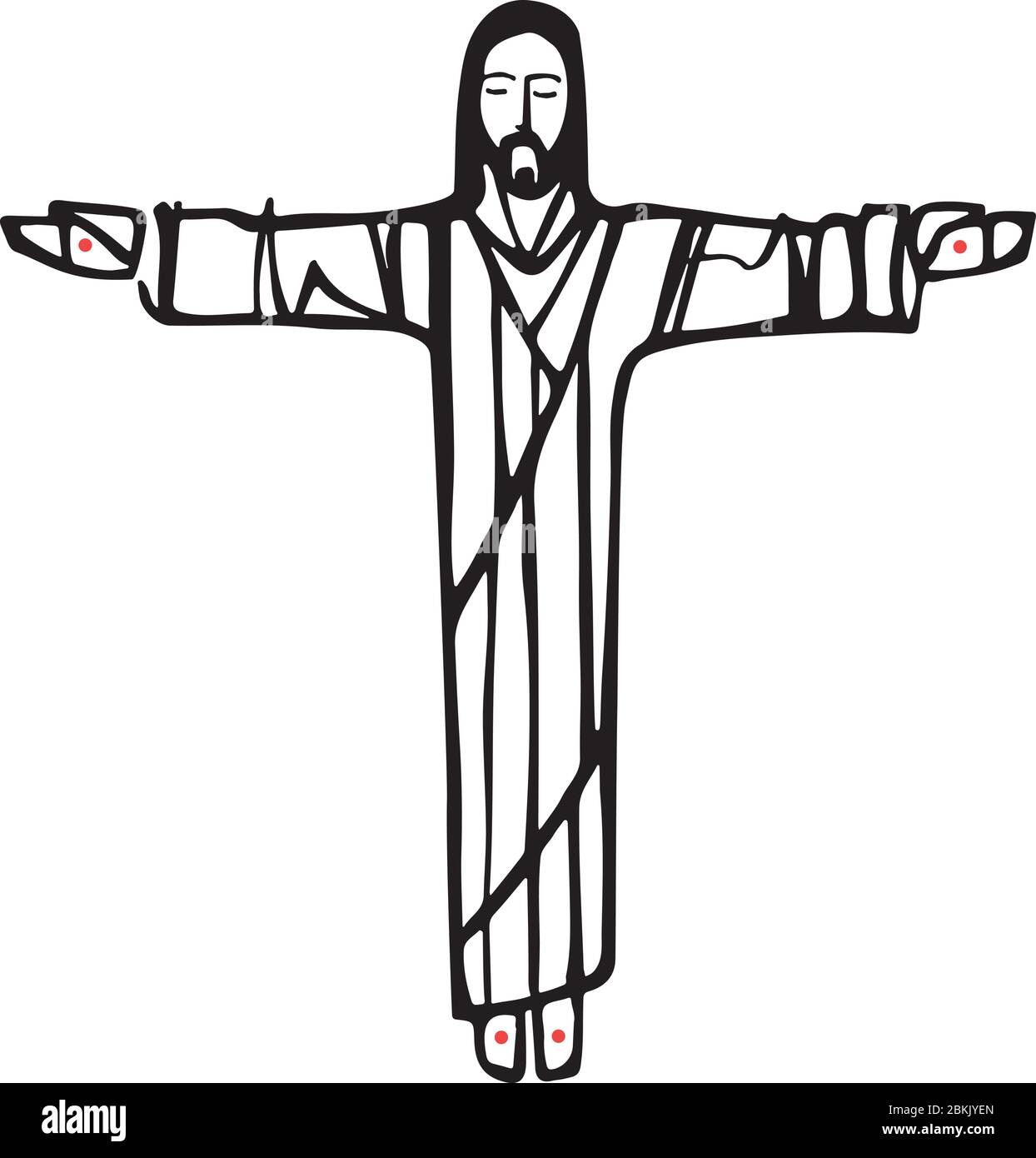 Detail Zeichnung Von Jesus Nomer 19