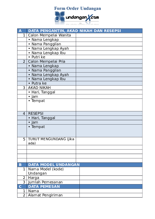 Detail Form Undangan Pernikahan Nomer 21