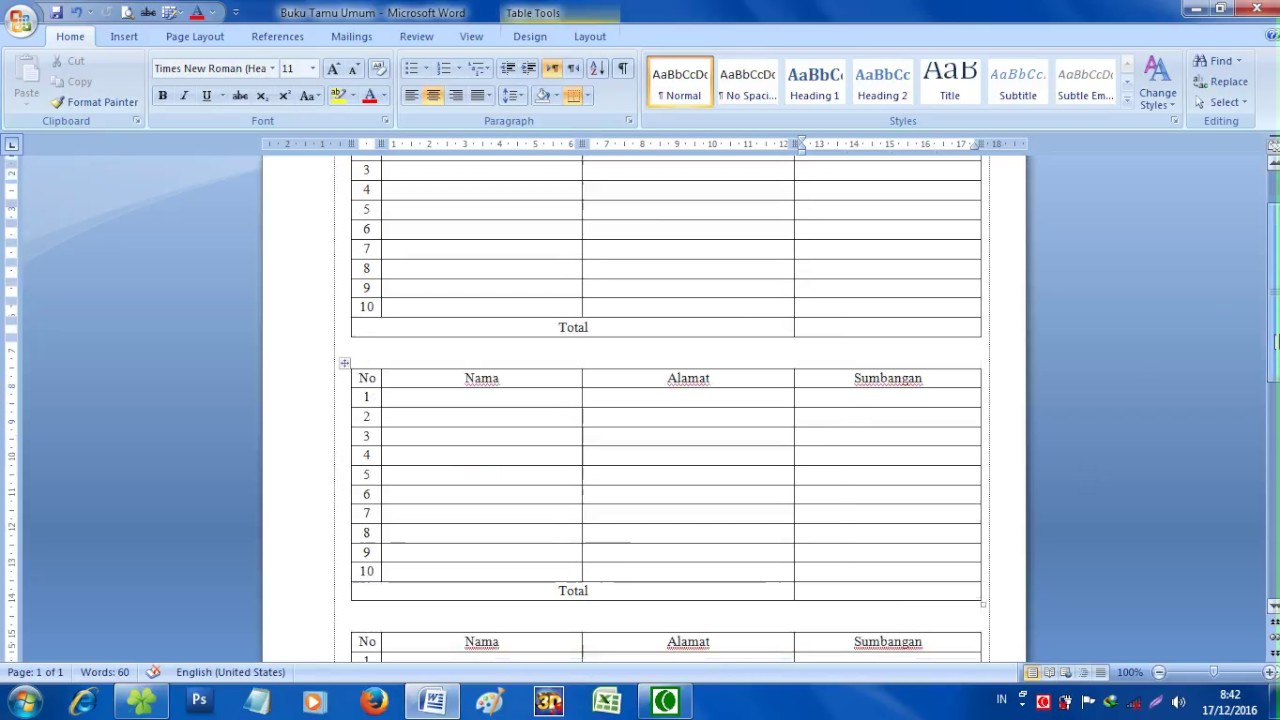 Detail Format Buku Tamu Excel Nomer 26