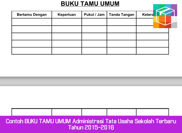 Detail Format Buku Tamu Excel Nomer 36